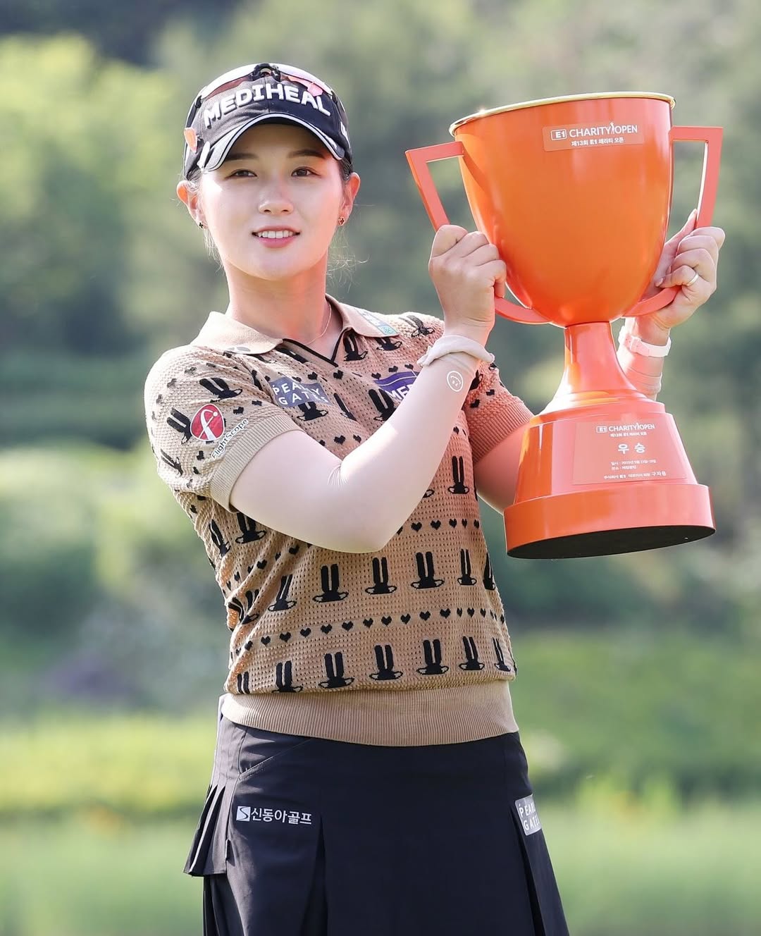 박현경, 선한 영향력도 빛났다…디시트렌드 KLPGA 팬심 독주