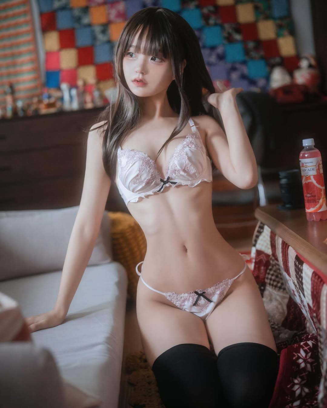 슬렌더의 정석…정제니, 바니걸 코스프레에서 치명미 발산